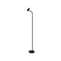 Rechargeable Black Metal LED Floor Lamp