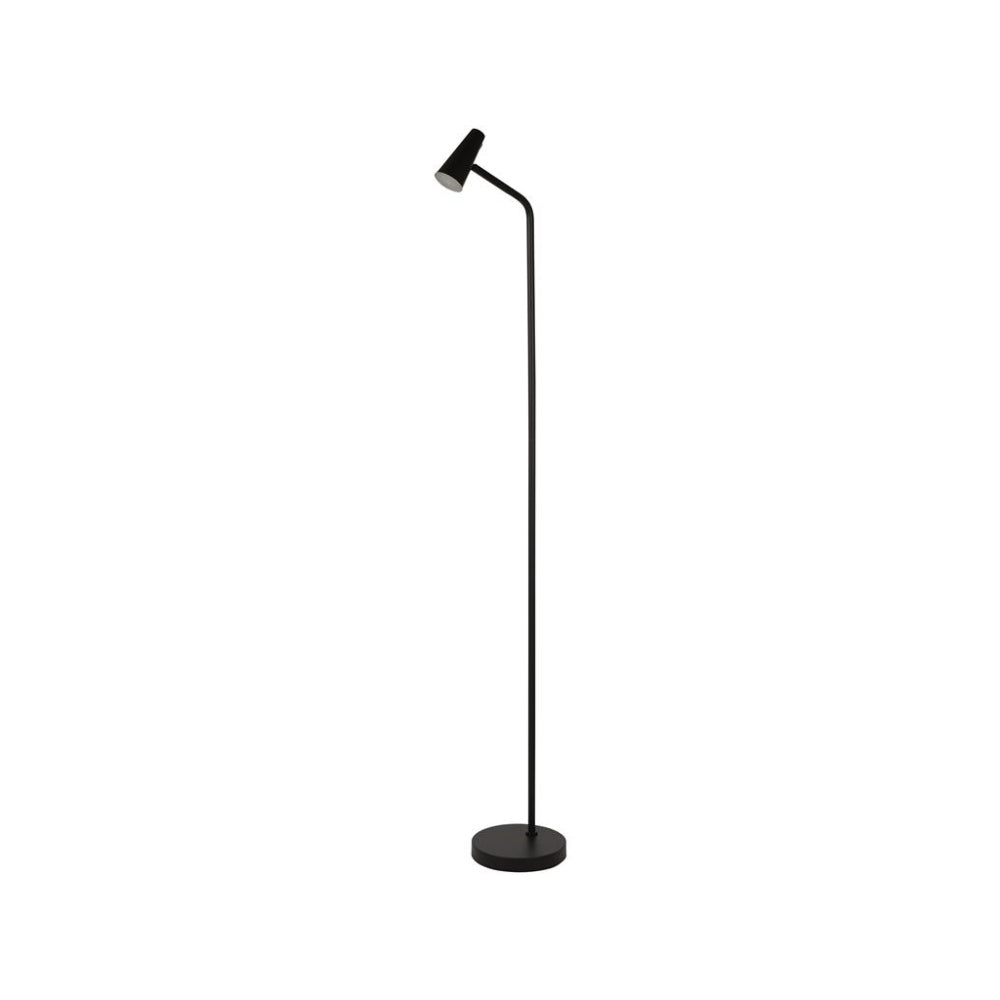 Rechargeable Black Metal LED Floor Lamp