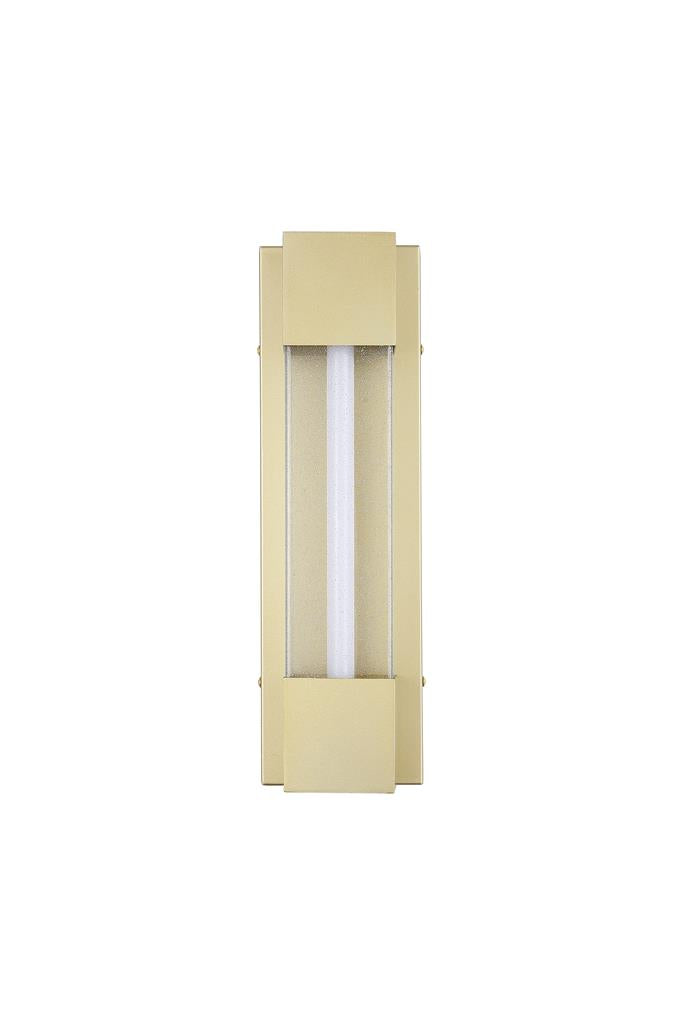 Sacramento Small Gold IP44 LED Wall Light