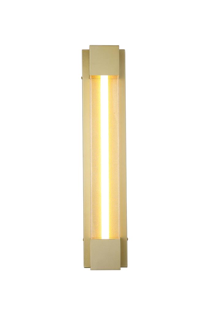 Sacramento Gold IP44 LED Wall Light