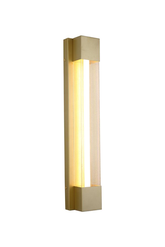 Sacramento Gold IP44 LED Wall Light