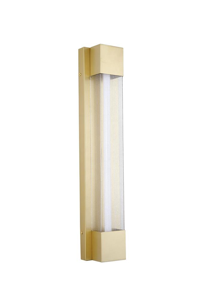 Sacramento Gold IP44 LED Wall Light