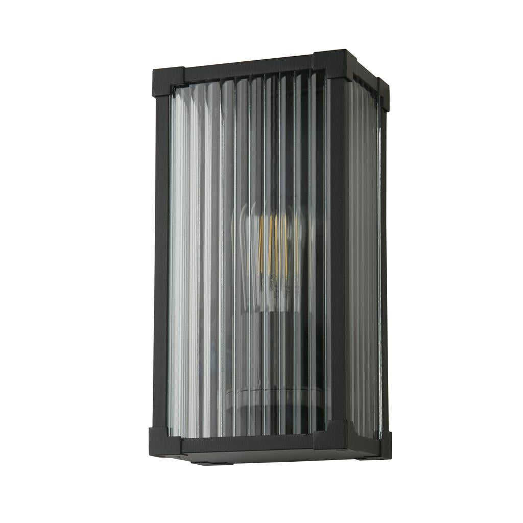 Cincinnati Matte Black Outdoor Wall Light