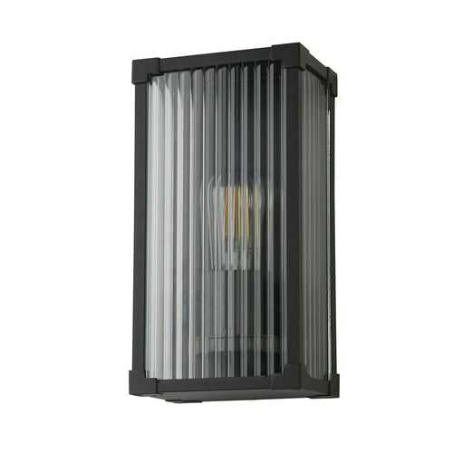 Cincinnati Matte Black Outdoor Wall Light