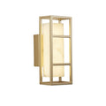 Mirage Matte Gold and Marble LED IP44 Wall Light