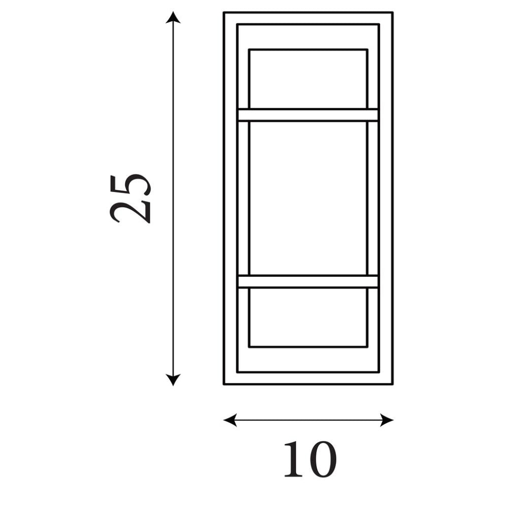 Mirage Matte Gold and Marble LED IP44 Wall Light