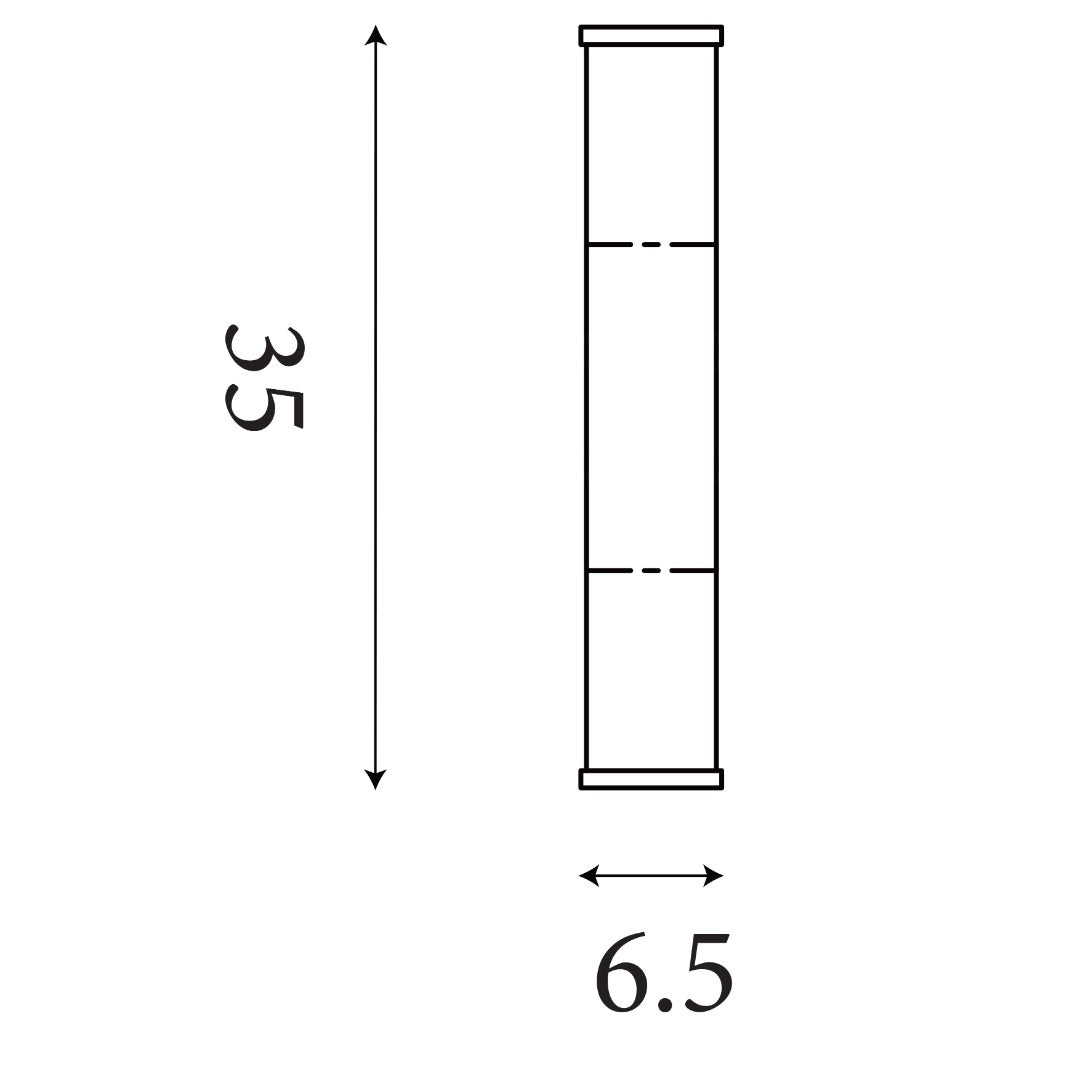 Wales Matte Black and Marble LED Wall Light