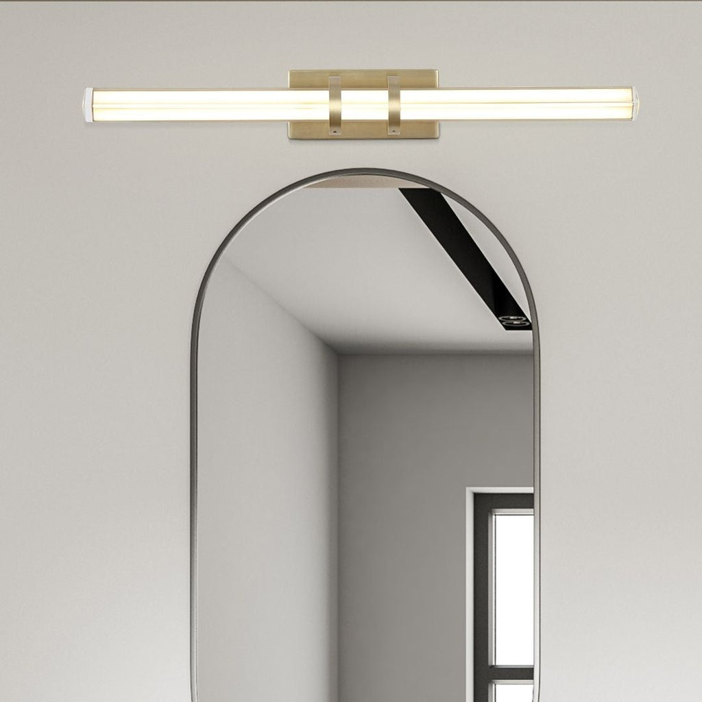 Parma Satin Brass LED IP44 Wall Light