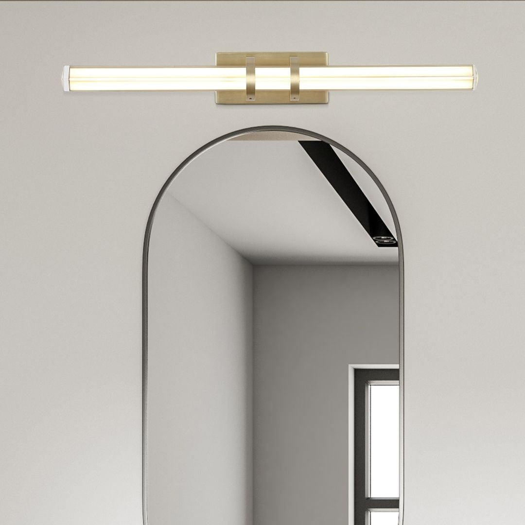 Parma Satin Brass LED IP44 Wall Light