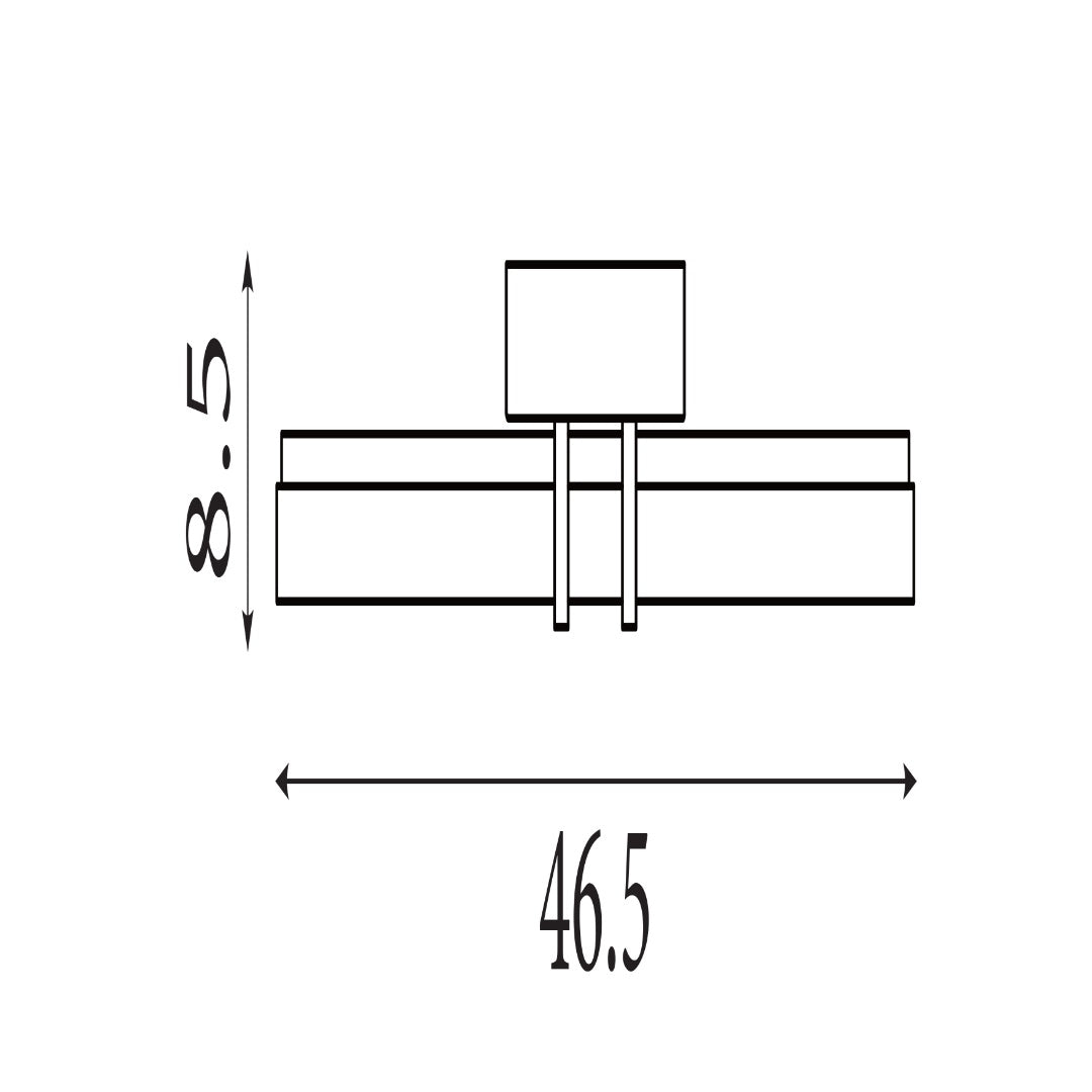 Parma Satin Brass LED IP44 Wall Light