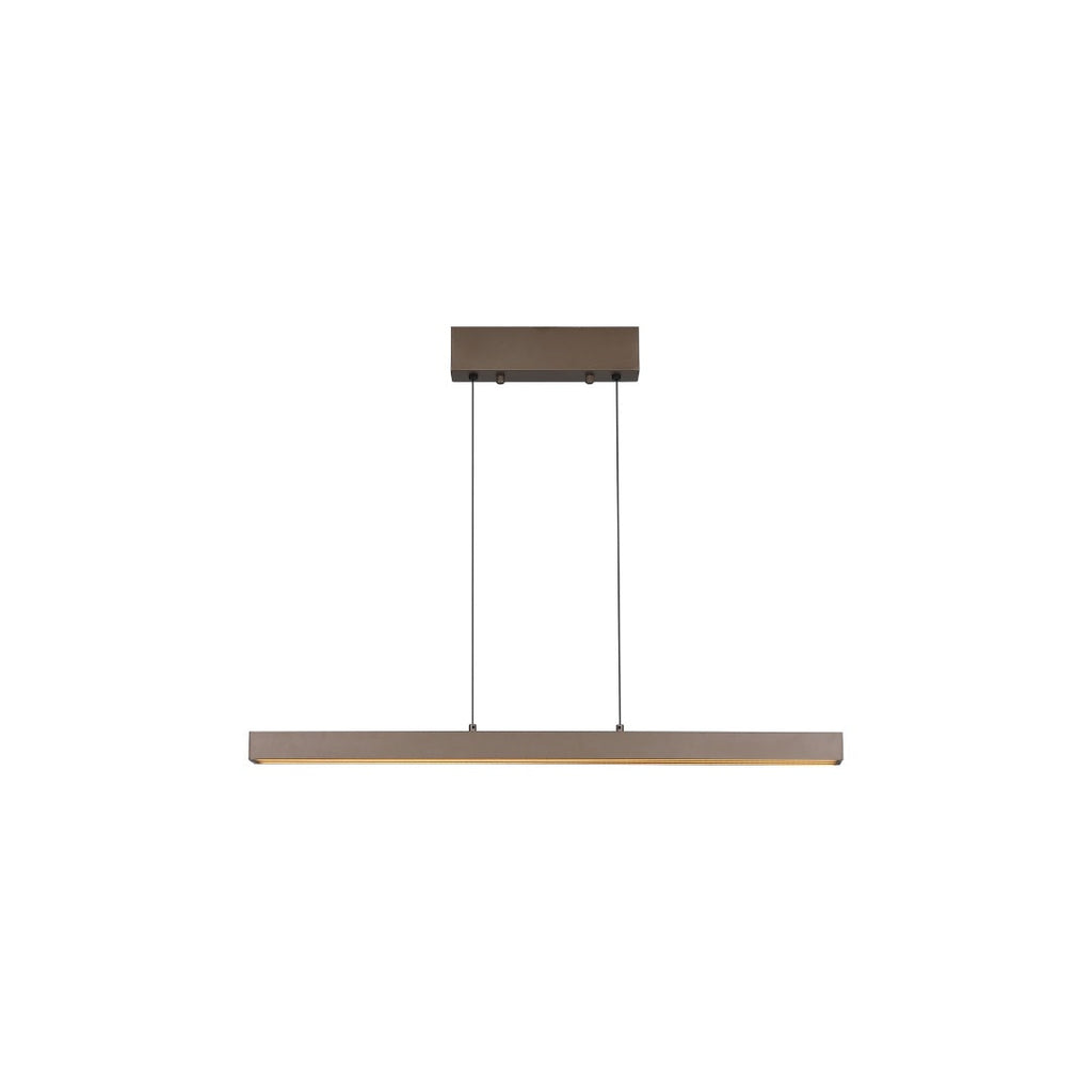 Linear Brown LED Ceiling LED Pendant