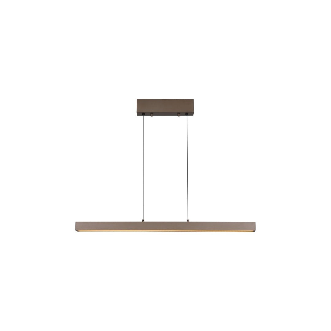 Linear Brown LED Ceiling LED Pendant