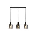 Sweden 3-Light Black Bar Pendant