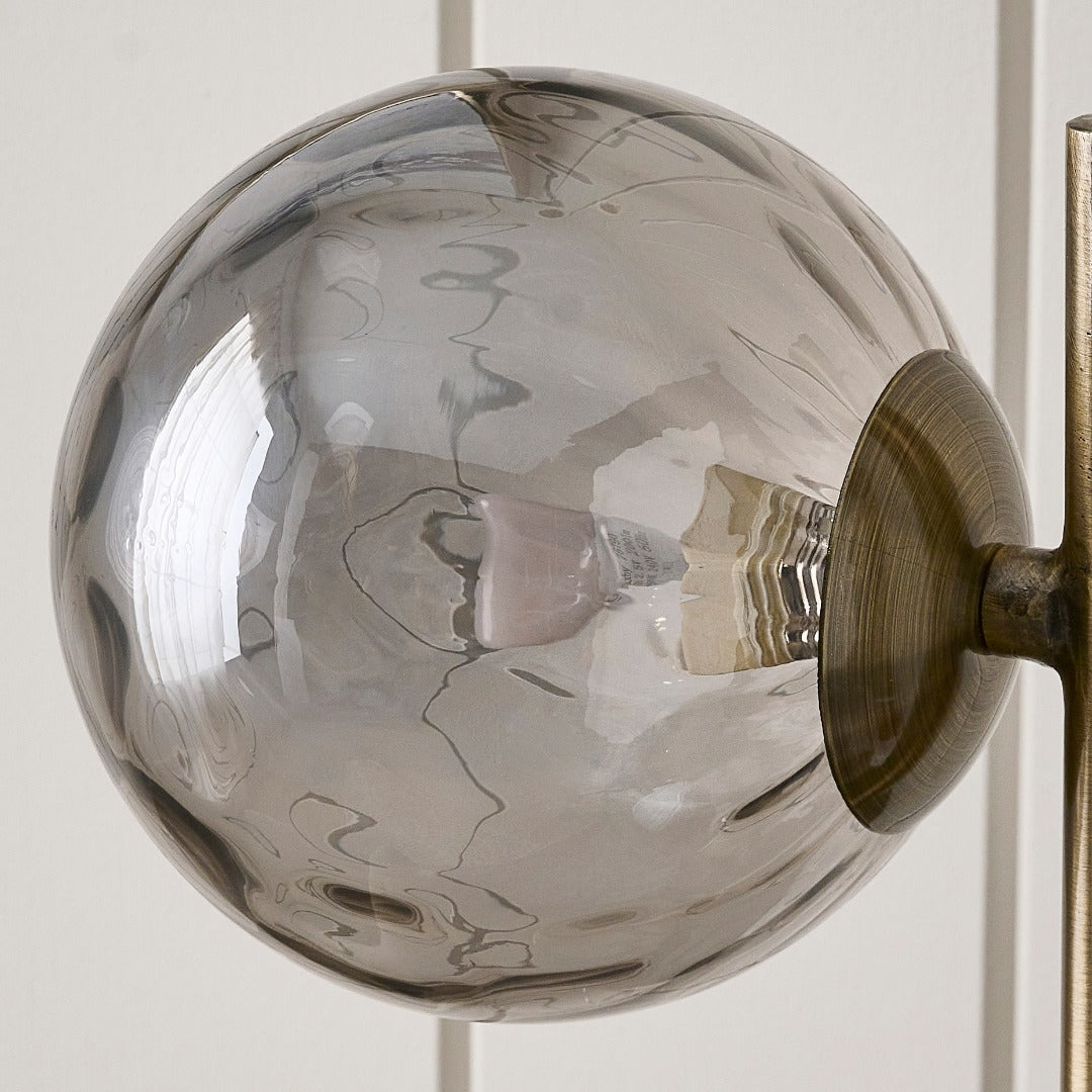 Tamara 2-Light Antique Brass Table Lamp