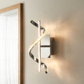 Hyde 1-Light Chrome And Crystal LED Wall Light