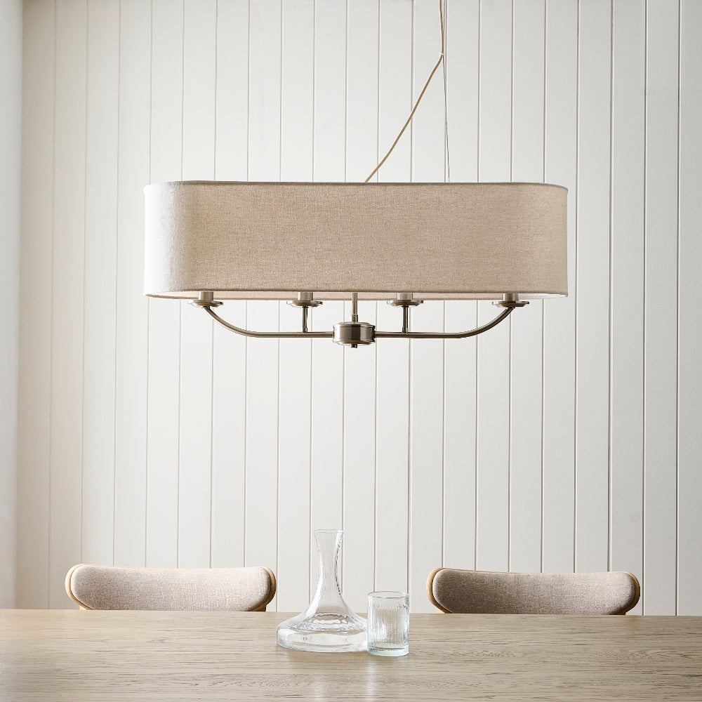 Marston Satin Nickel Pendant