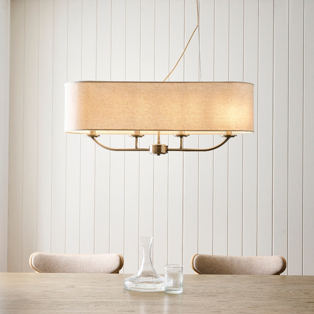 Marston Satin Nickel Pendant