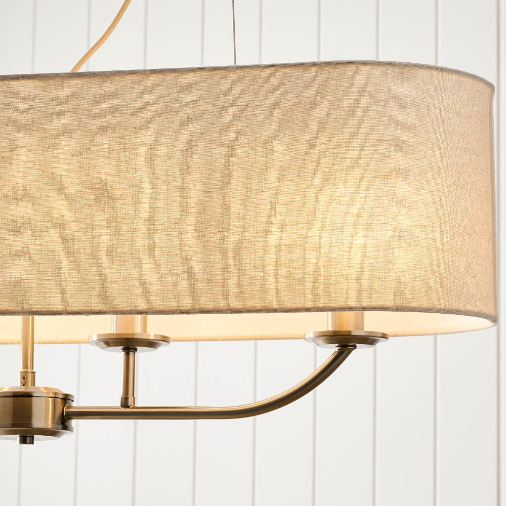 Marston Satin Nickel Pendant