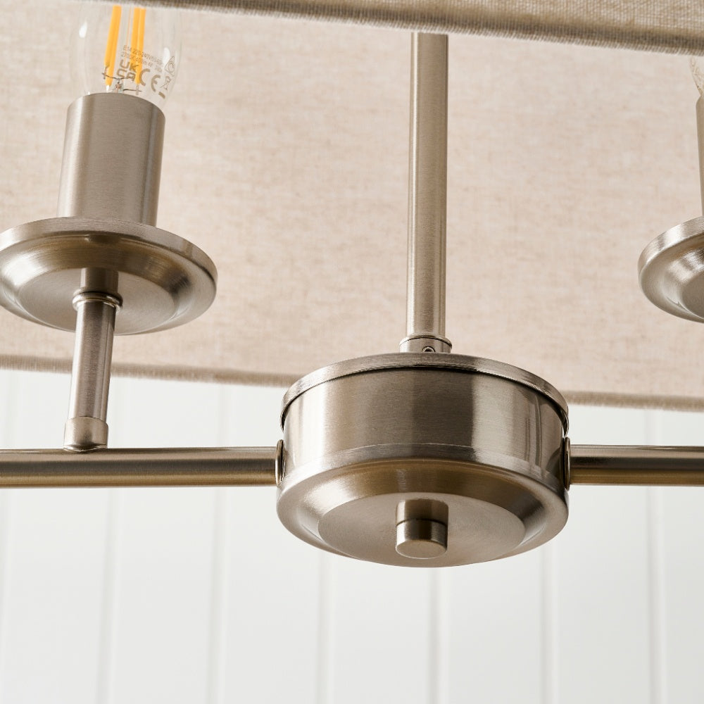 Marston Satin Nickel Pendant