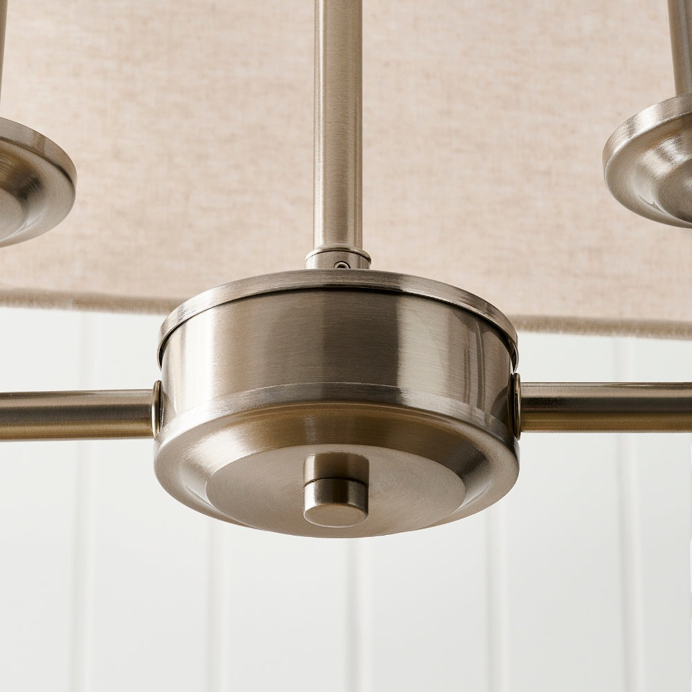 Marston Satin Nickel Pendant