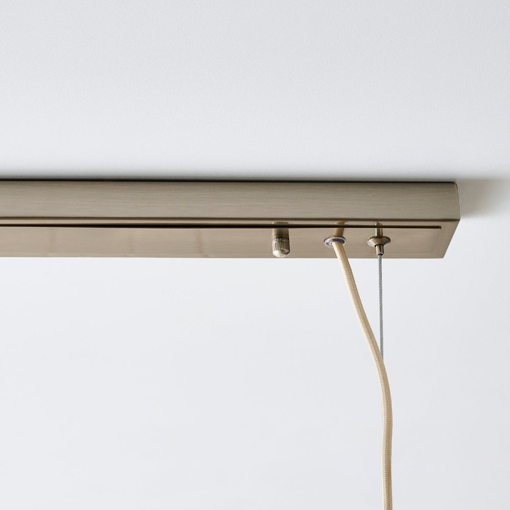 Marston Satin Nickel Pendant