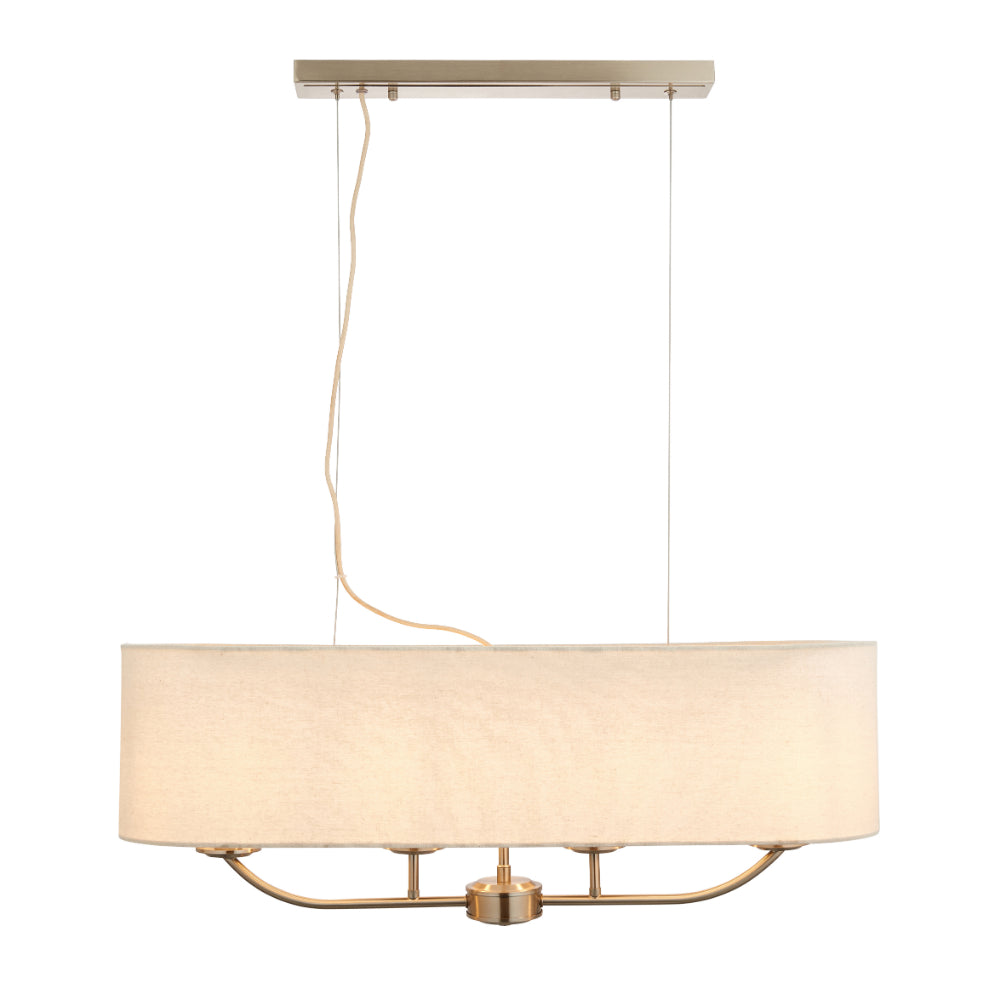 Marston Satin Nickel Pendant