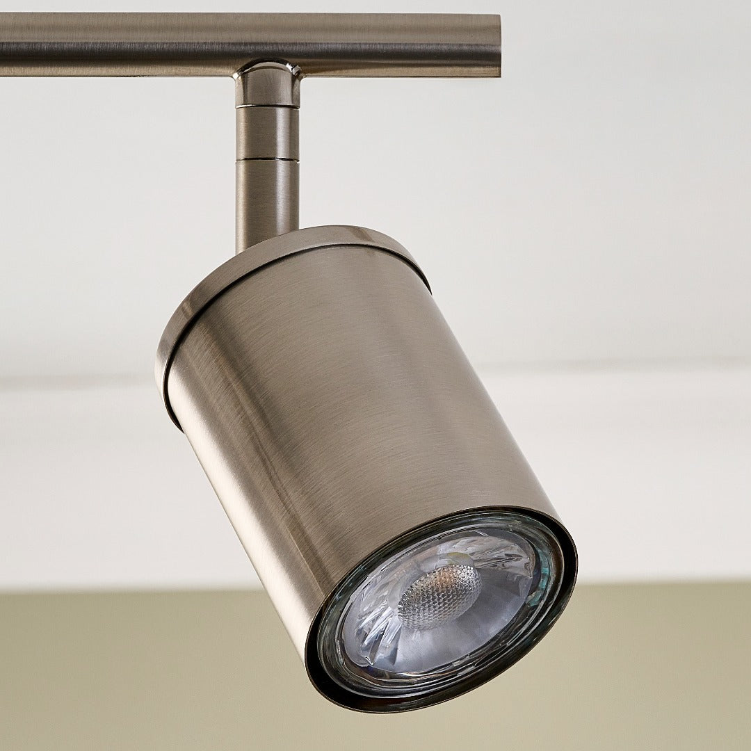 Talbot Brushed Nickel 3-Spot Bar