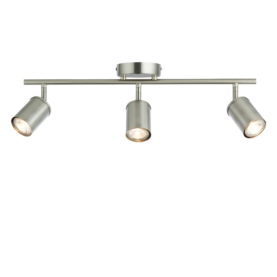 Talbot Brushed Nickel 3-Spot Bar