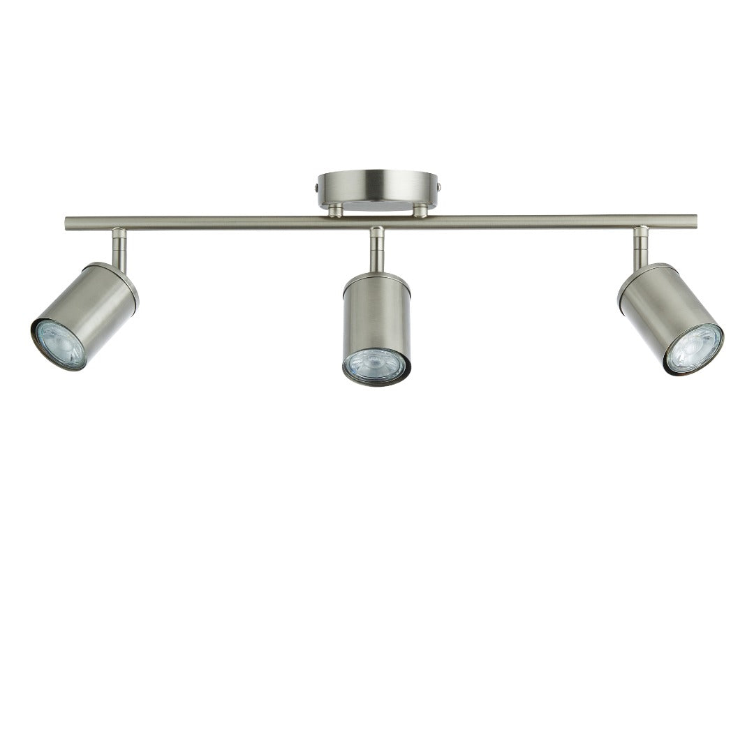 Talbot Brushed Nickel 3-Spot Bar