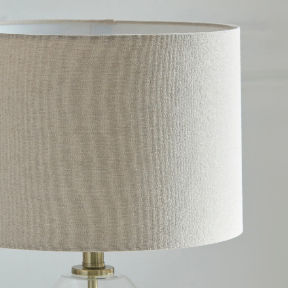 East Antique Brass Table Lamp