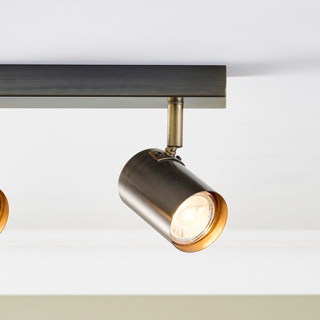 Hereford Matte Pewter 5-Spot Bar