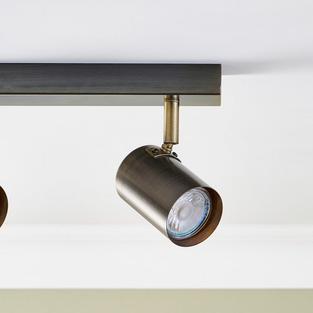 Hereford Matte Pewter 5-Spot Bar