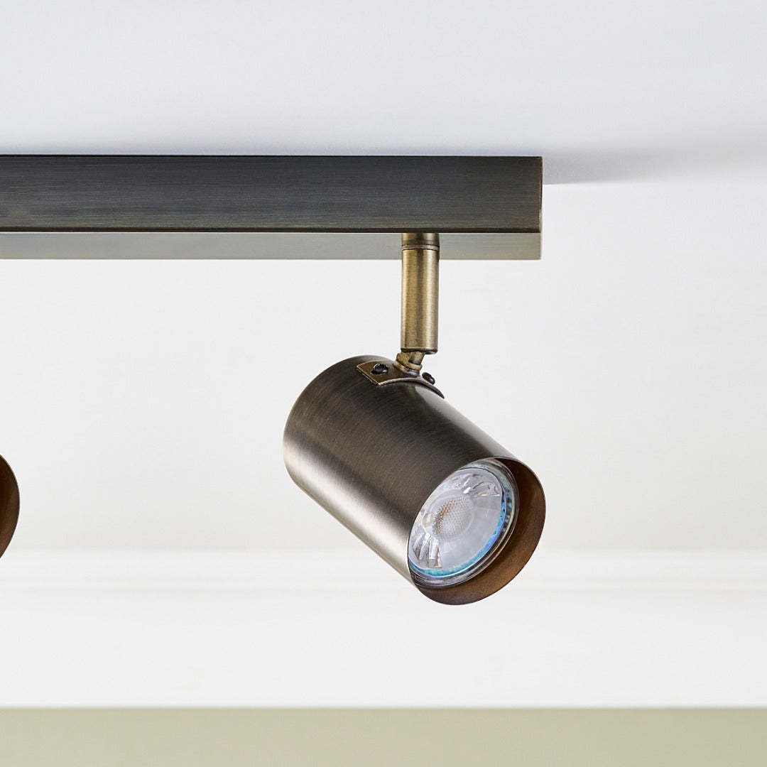 Hereford Matte Pewter 5-Spot Bar