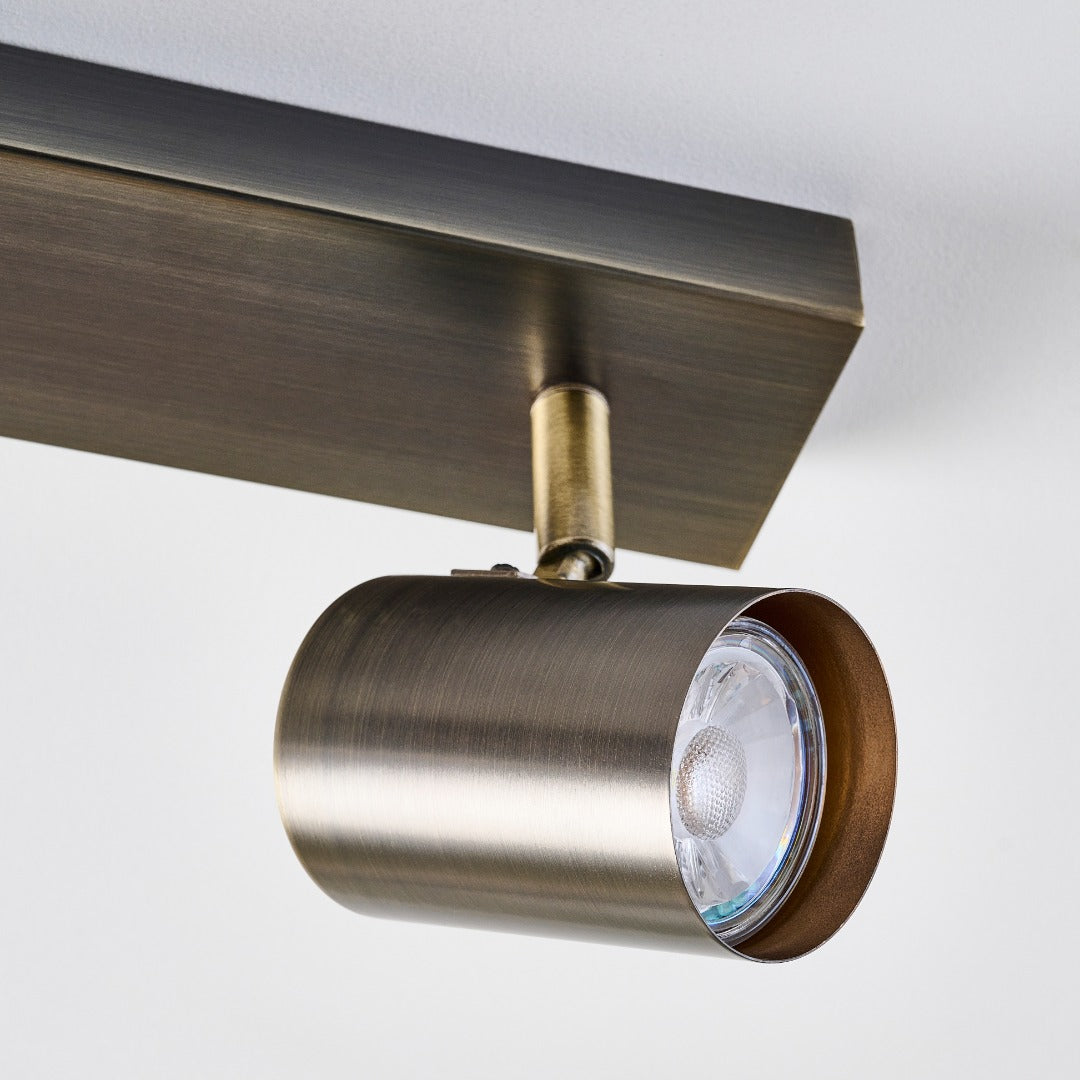 Hereford Matte Pewter 5-Spot Bar