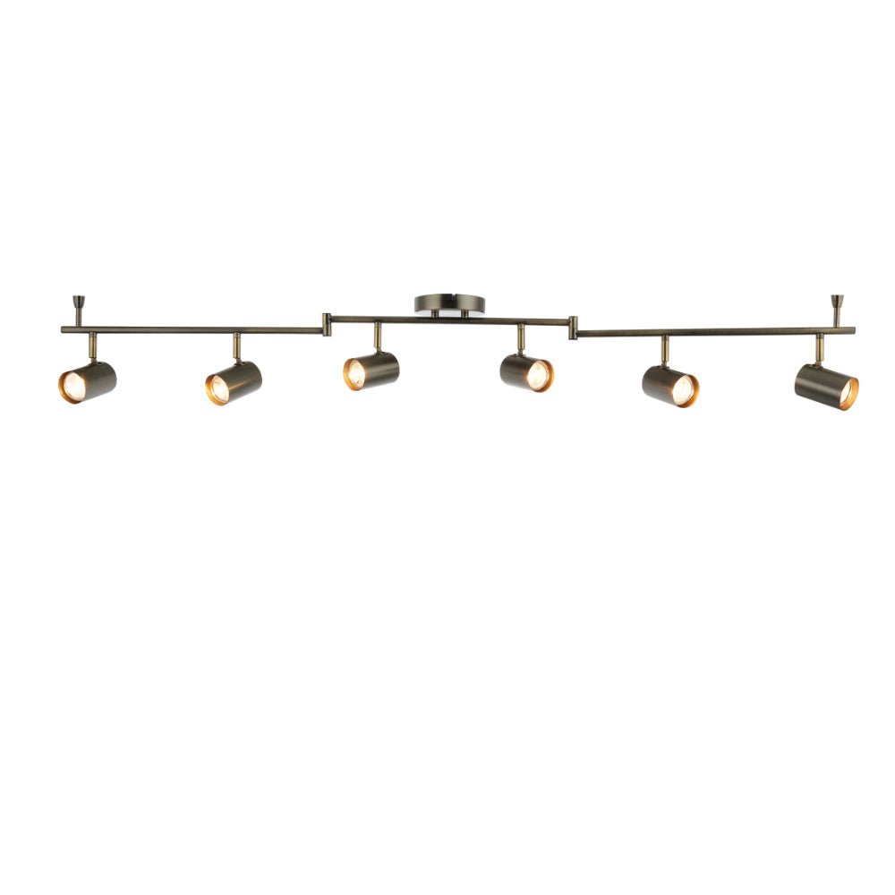 Hereford Matte Pewter 6-Spot Bar