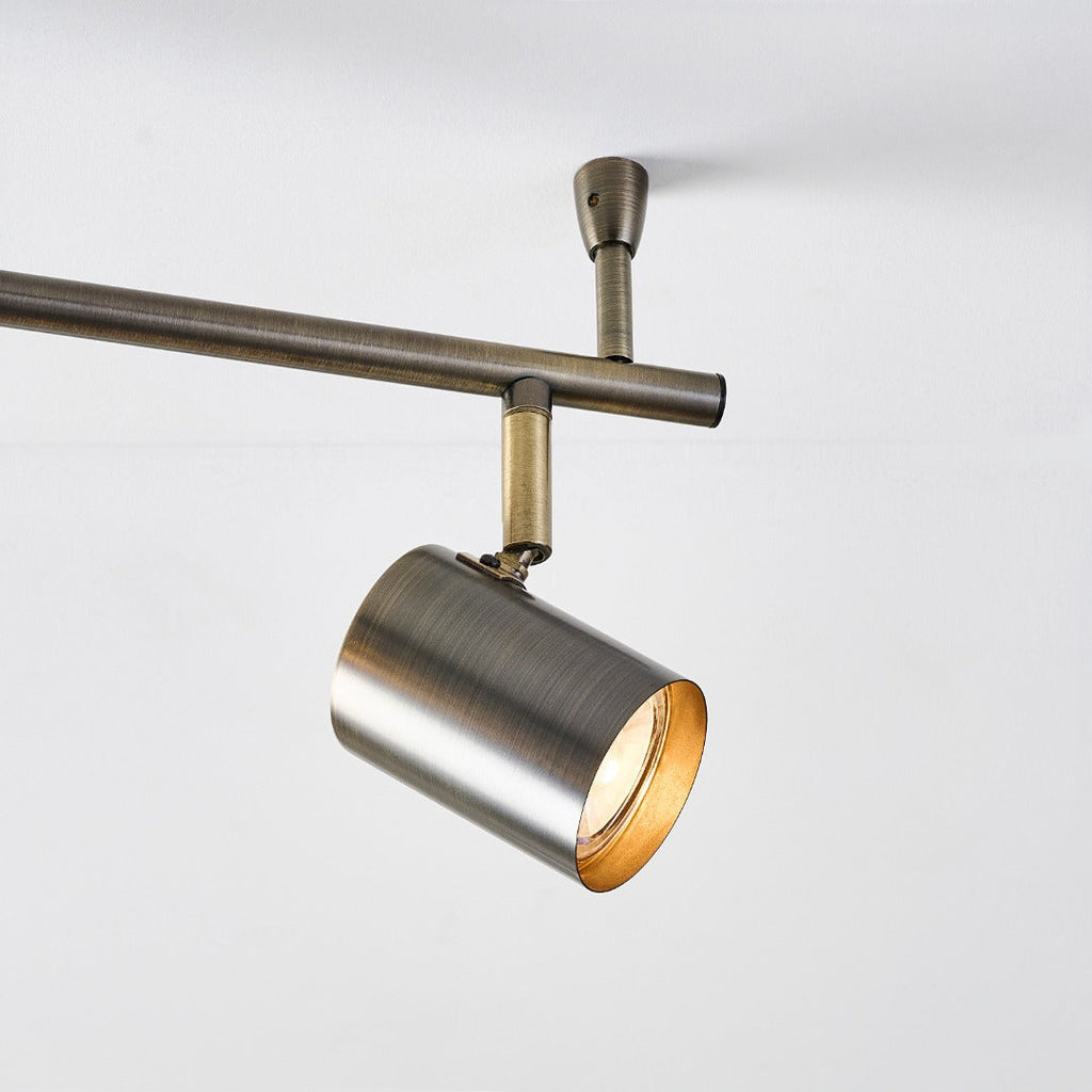 Hereford Matte Pewter 6-Spot Bar