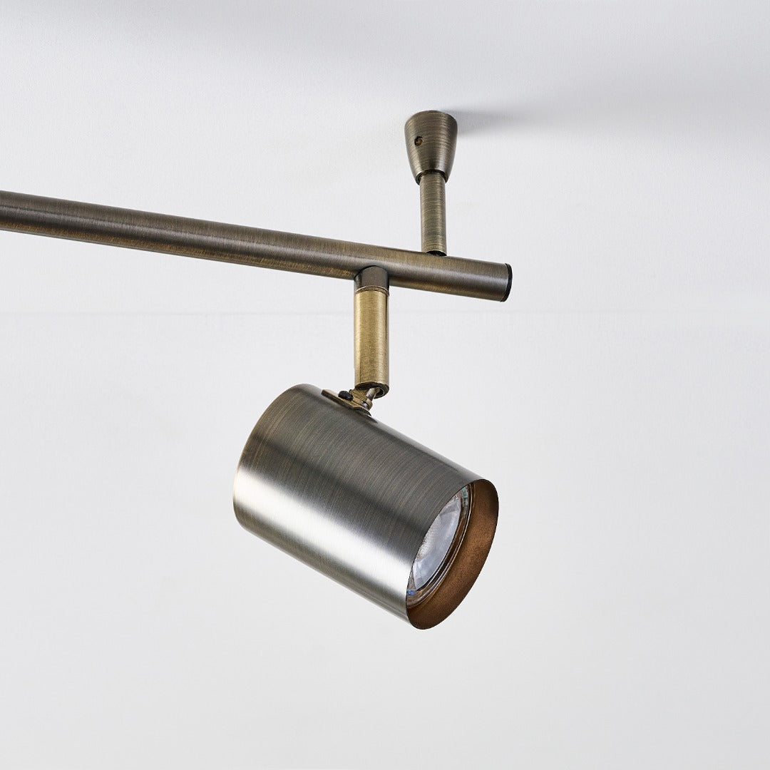 Hereford Matte Pewter 6-Spot Bar