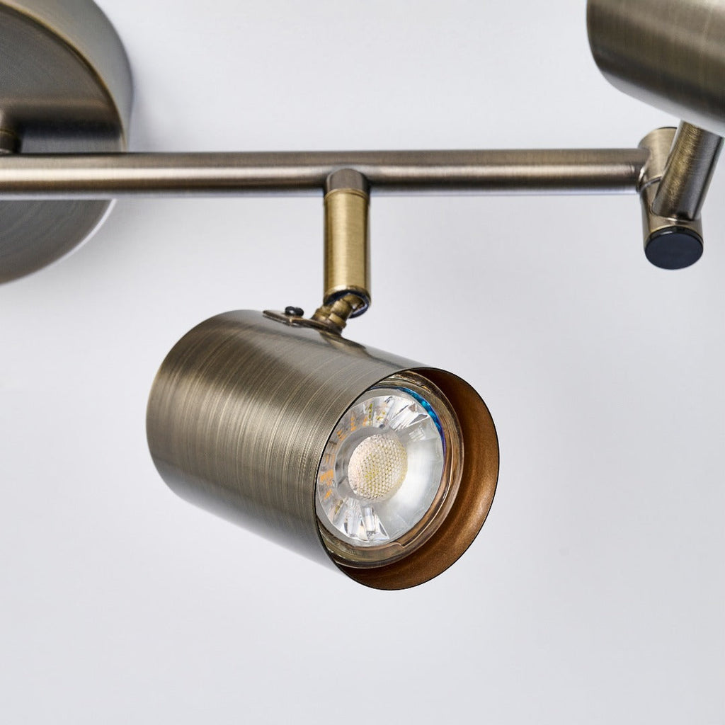 Hereford Matte Pewter 6-Spot Bar