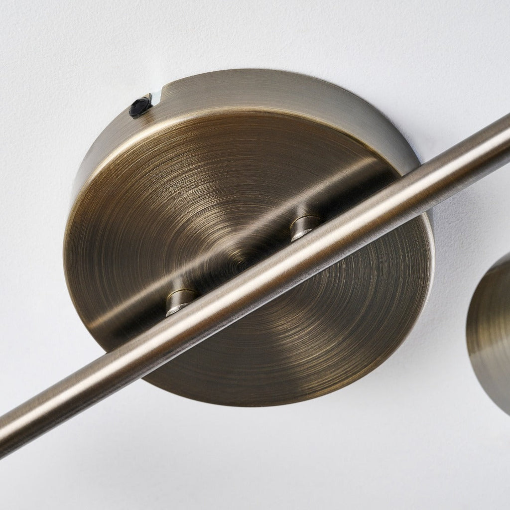 Hereford Matte Pewter 6-Spot Bar