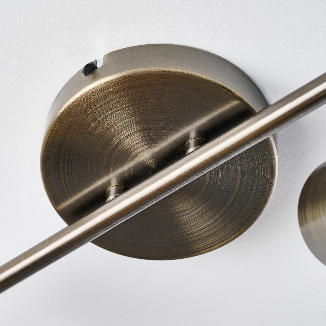 Hereford Matte Pewter 6-Spot Bar