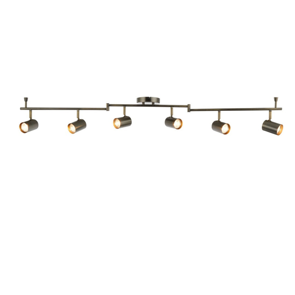 Hereford Matte Pewter 6-Spot Bar