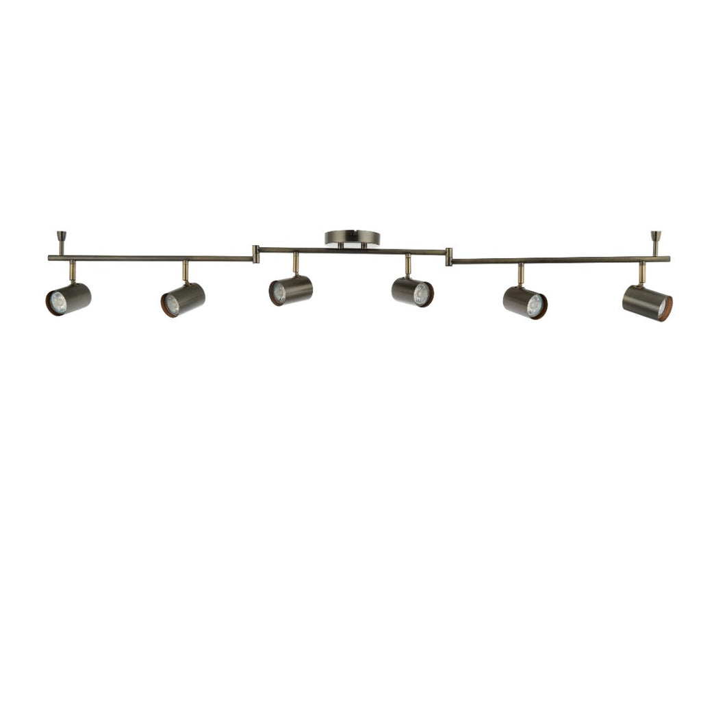 Hereford Matte Pewter 6-Spot Bar