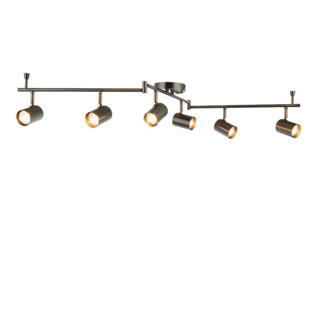 Hereford Matte Pewter 6-Spot Bar