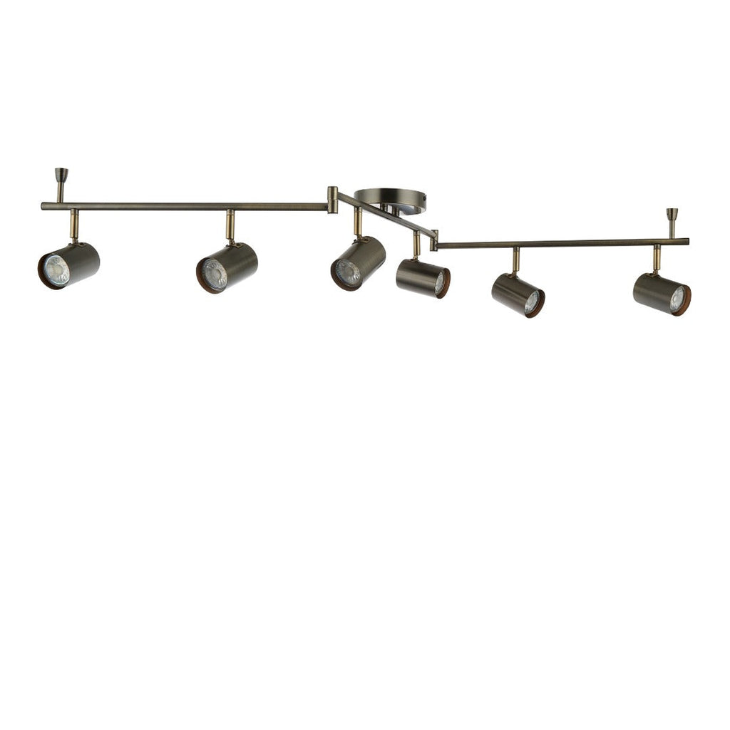 Hereford Matte Pewter 6-Spot Bar