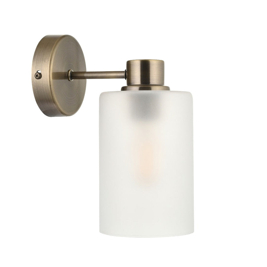 Kingsholm Antique Brass Wall Light