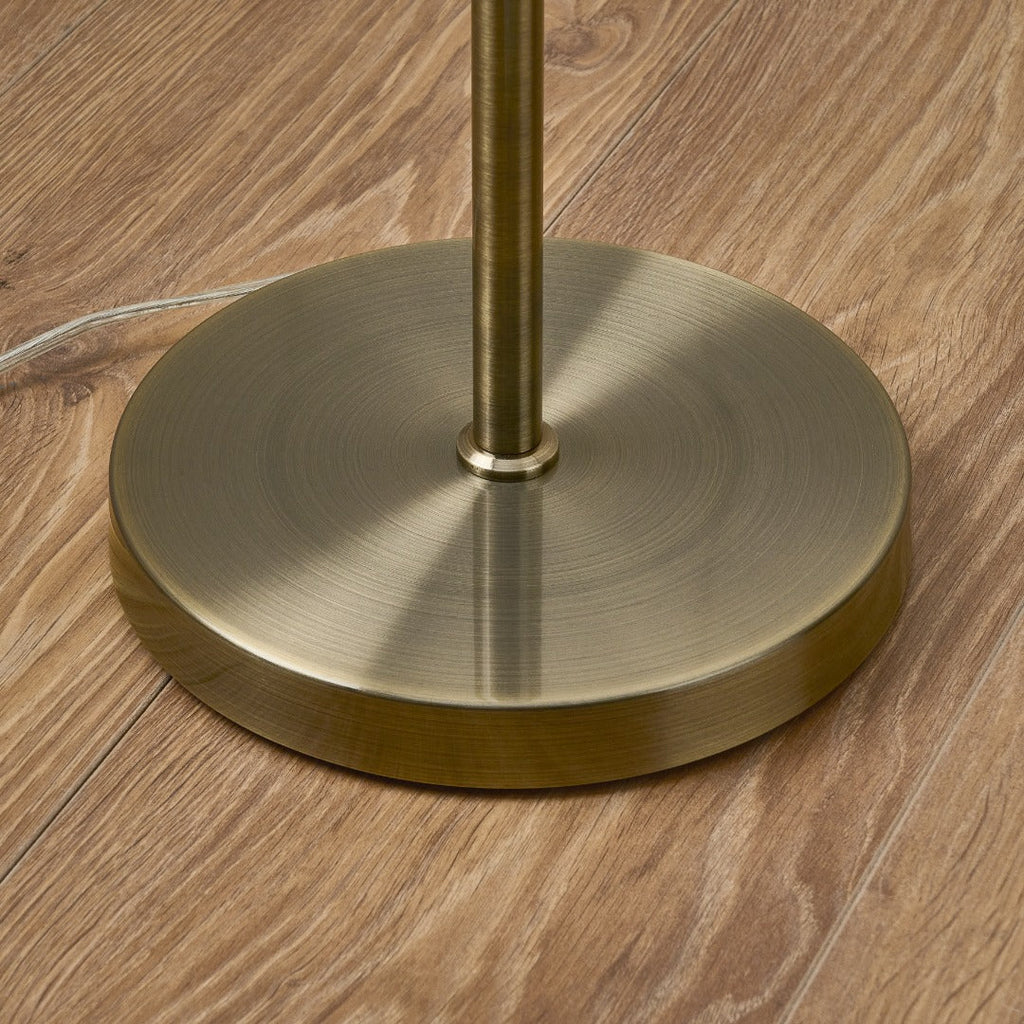 Kingsholm Antique Brass Floor Lamp