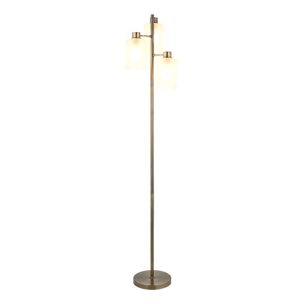 Kingsholm Antique Brass Floor Lamp