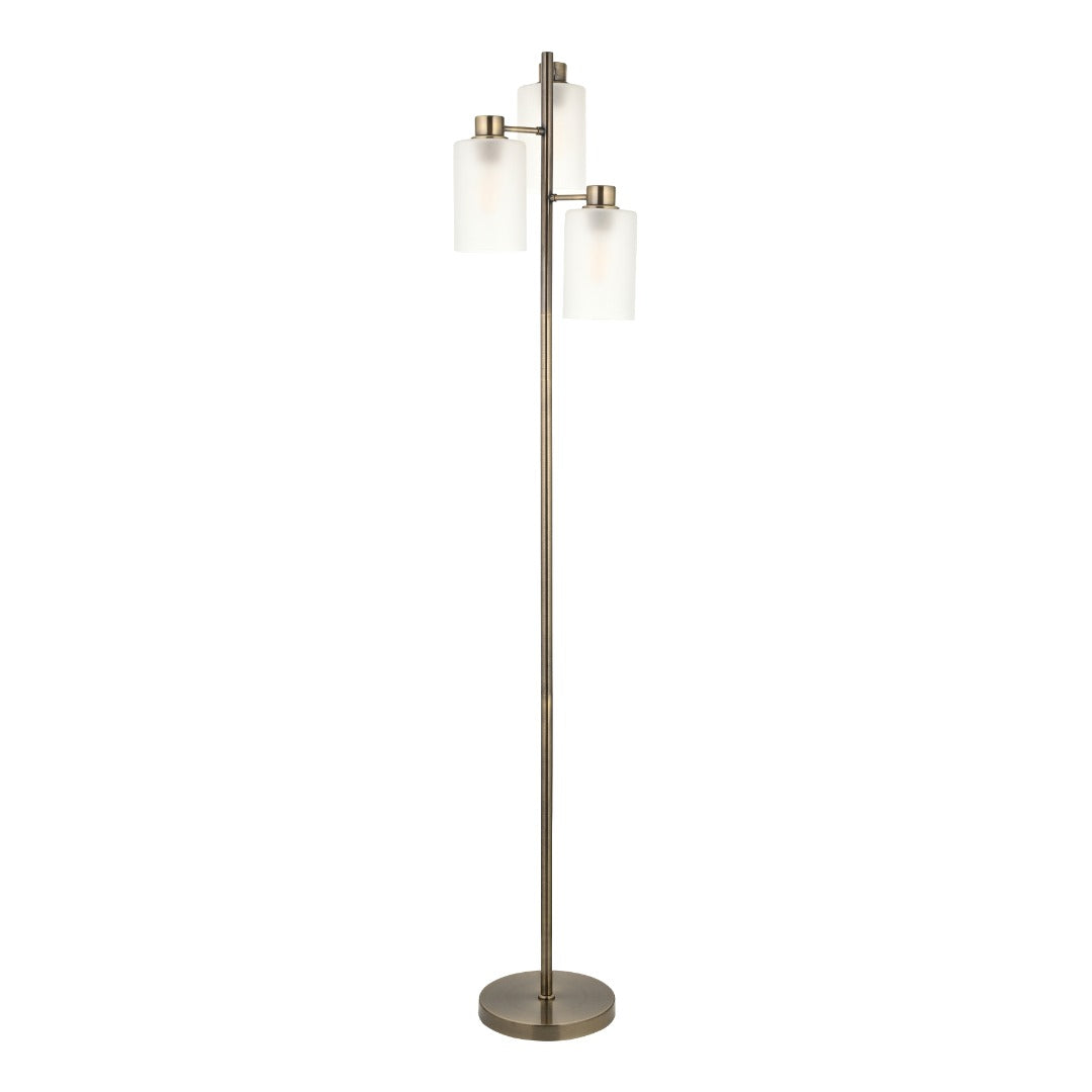 Kingsholm Antique Brass Floor Lamp