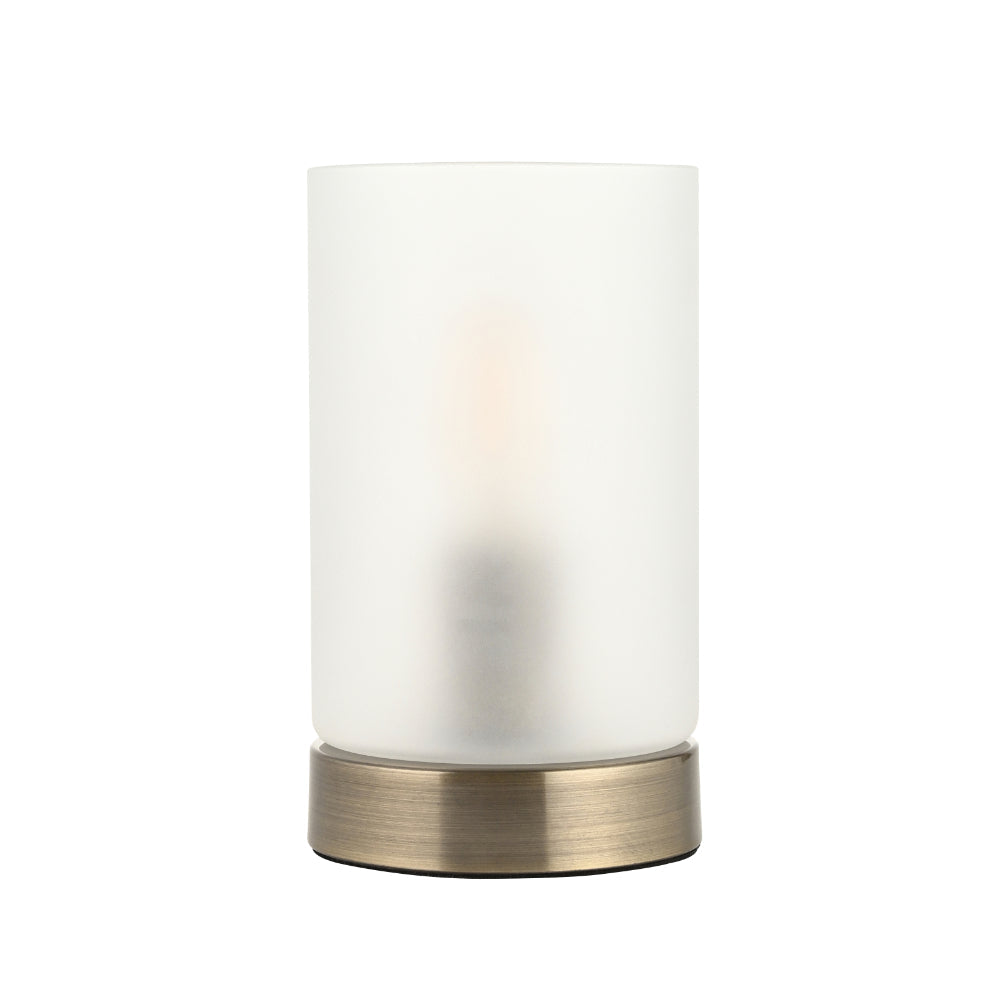 Kingsholm Antique Brass Touch Table Lamp