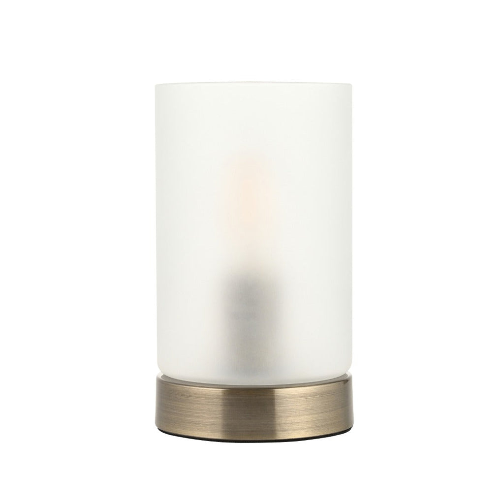 Kingsholm Antique Brass Touch Table Lamp